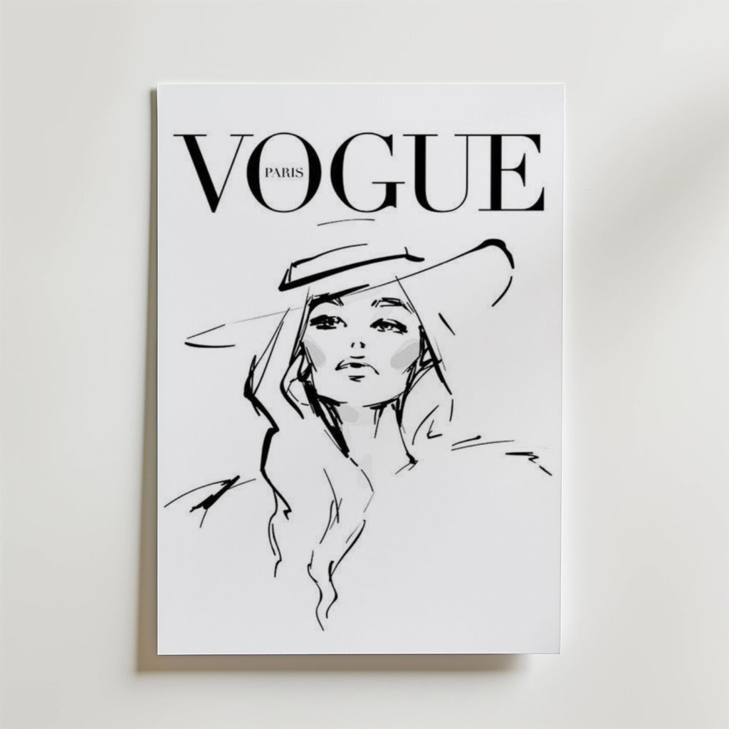 Vogue Paris Sketch Poster