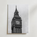 Big Ben London Poster – En tidlös svartvit poster som fångar Londons mest ikoniska landmärke – Big Ben.