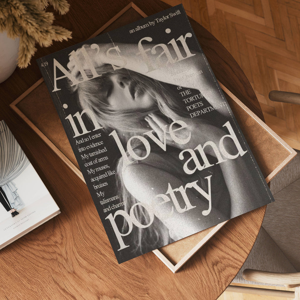 All’s Fair in Love and Poetry Poster – poster väggdekoration