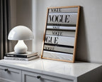Vogue Stack Poster