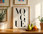 Vogue Letters Poster