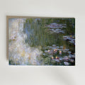 Claude Monet Nymphéas Giverny 1916 affisch i neutral inramning – konsttryck från Bozetto i hög kvalitet