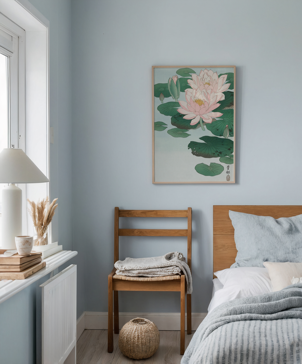 Ohara Koson Lotus Serenity Poster