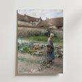 Carl Larsson October – stilfullt konsttryck från Bozetto, tryckt på matt finpapper