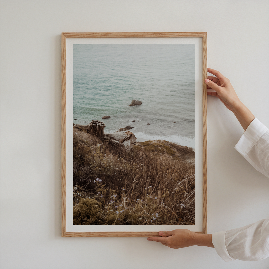 Wild Coastline Vista Poster