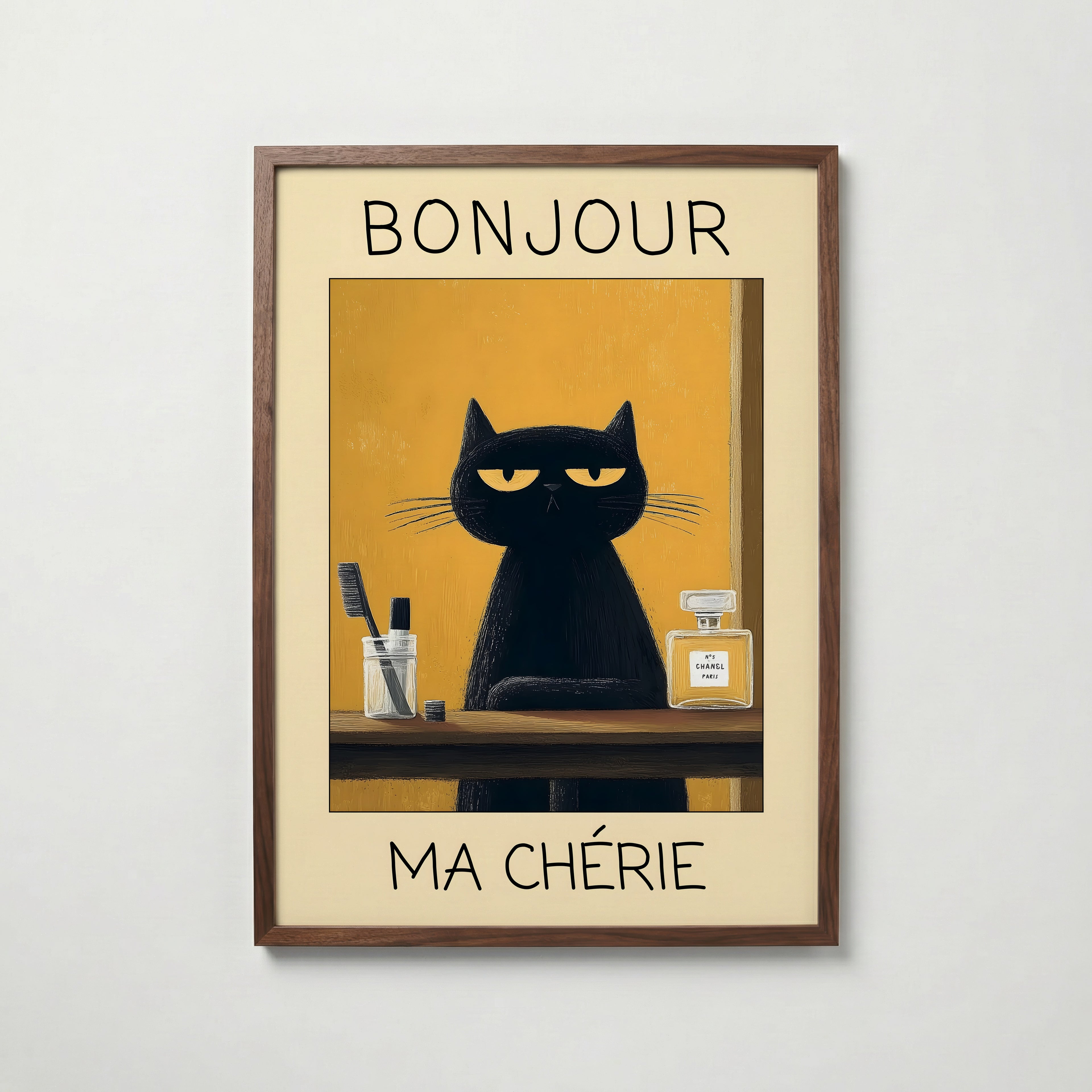 Parisian Morning Ritual Poster – köp affisch till hemmet – Bozetto väggdekoration