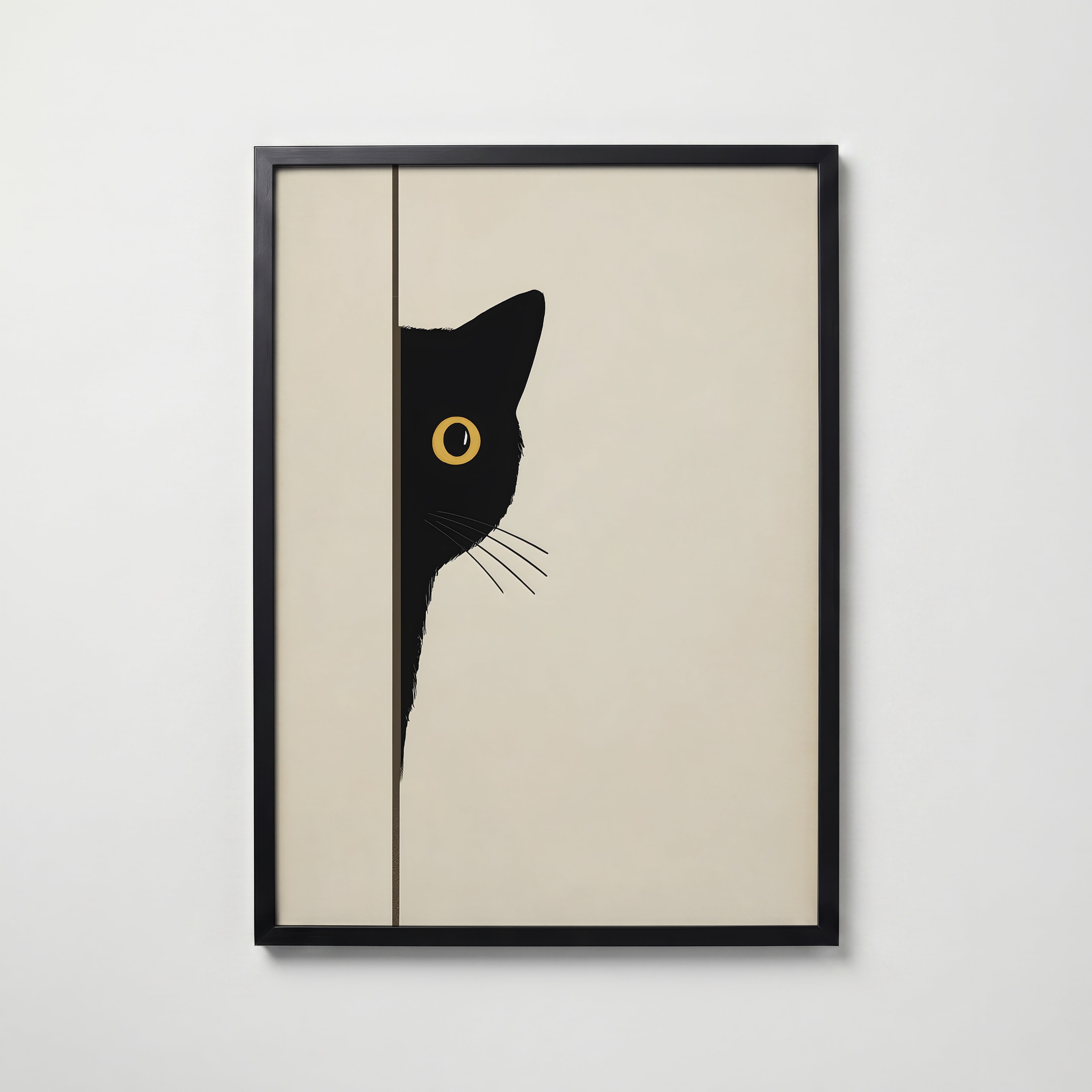 Quiet Peek Poster – köp affisch till hemmet – Bozetto väggdekoration