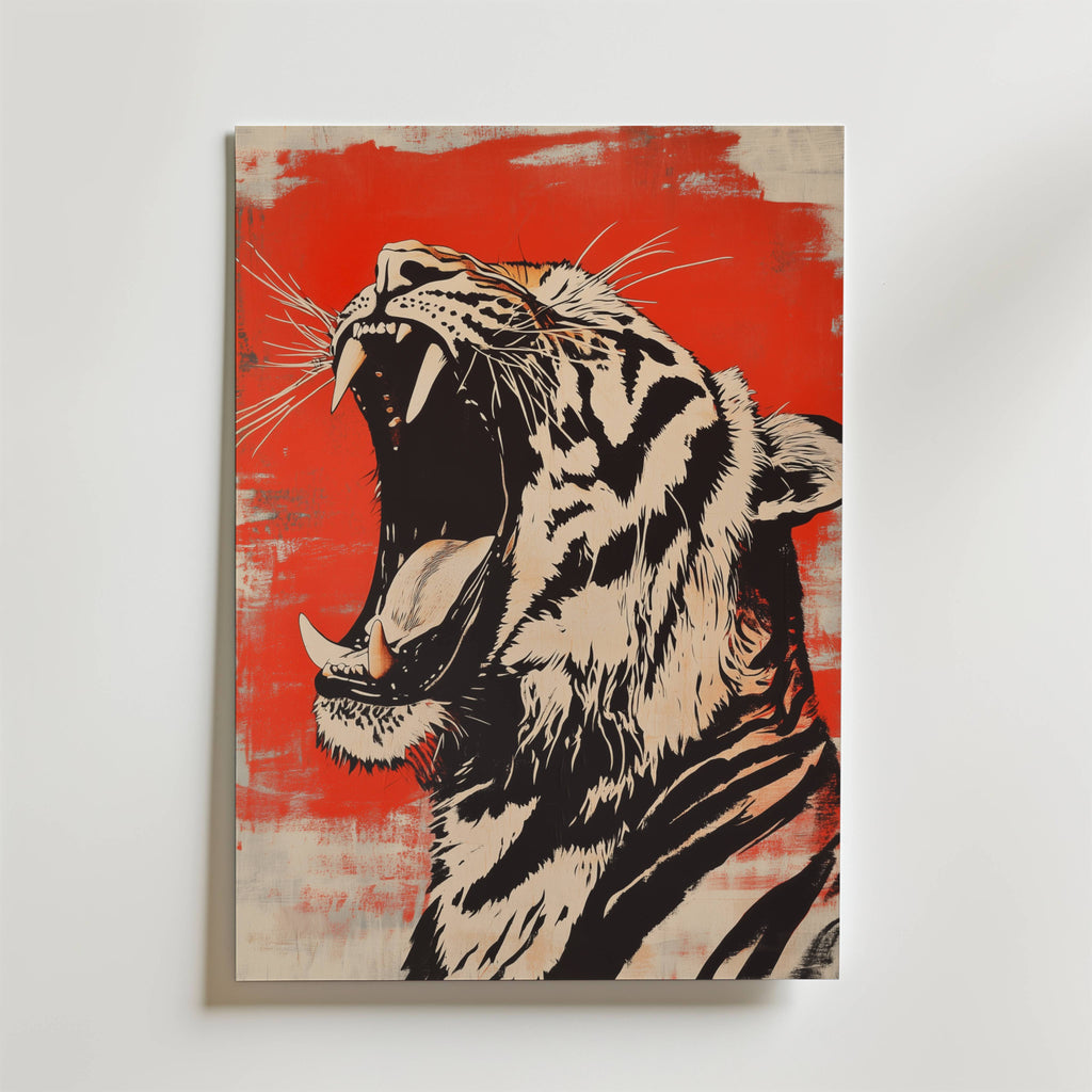 Bundle 2-pack Feline Roar Duo – kuraterad postercollection som lyfter hemmet hos Bozetto