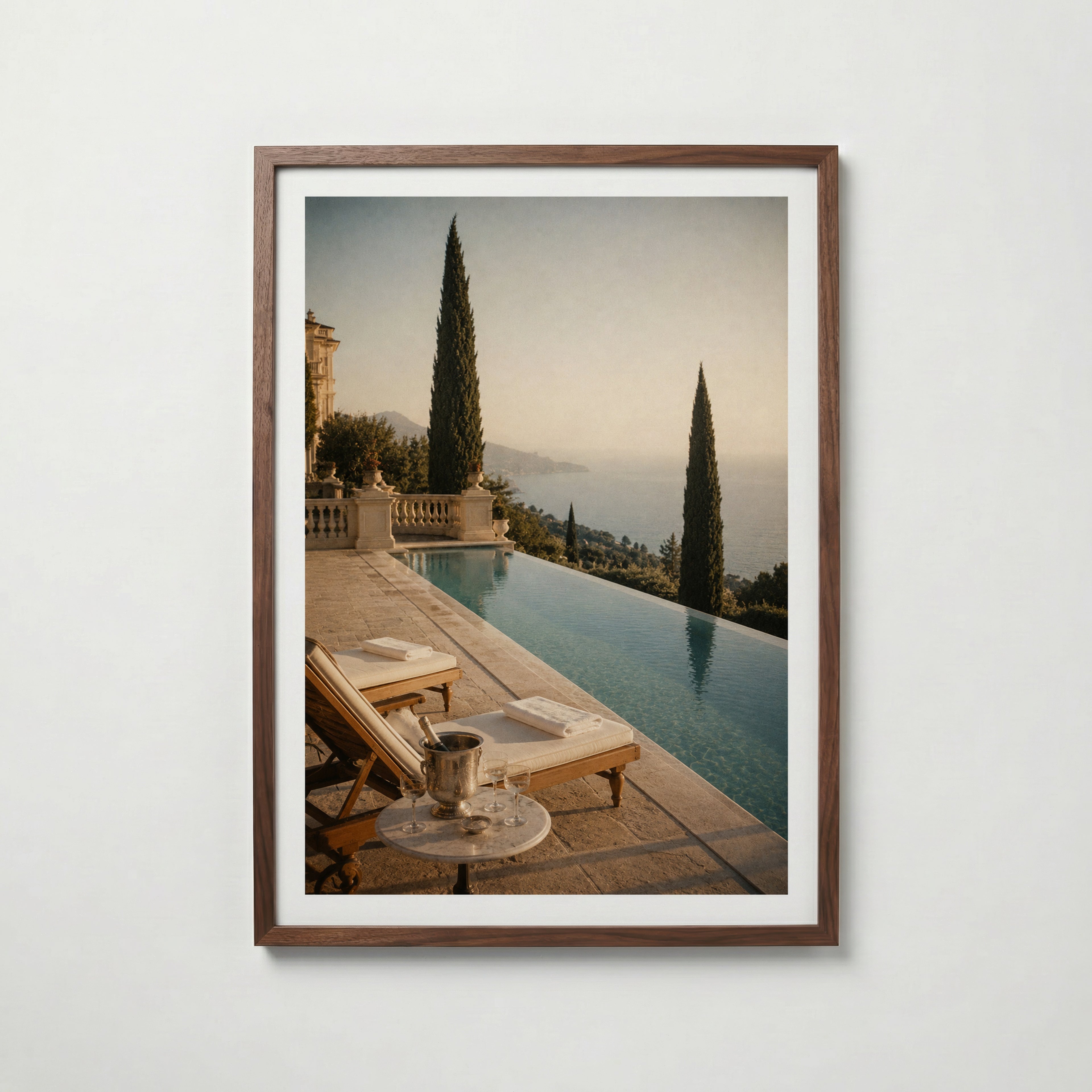 Riviera Infinity Pool Poster