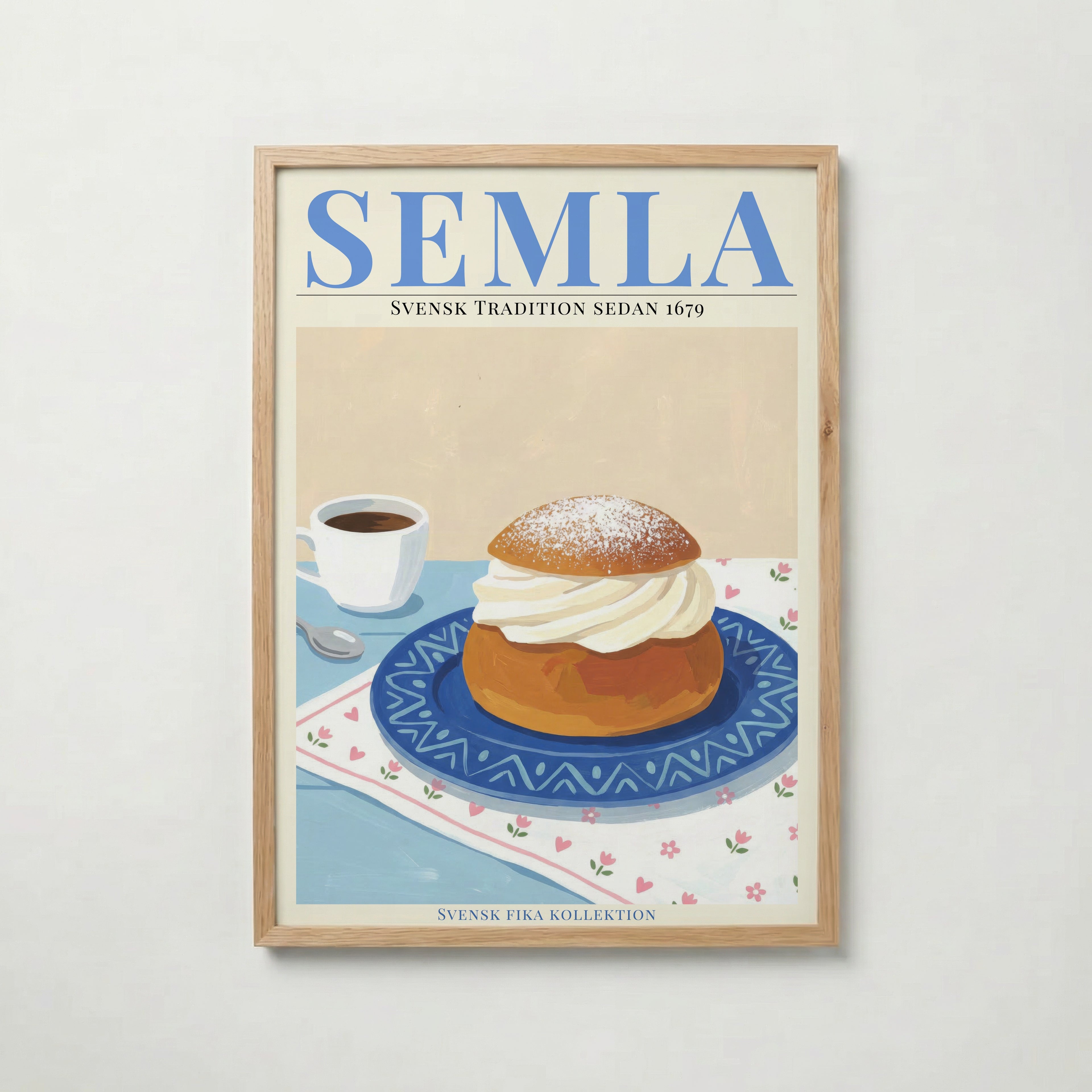 Semla Poster affisch – köp poster online – Bozetto väggdekoration