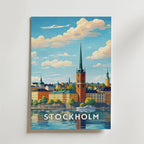 Stockholm Reflections Poster