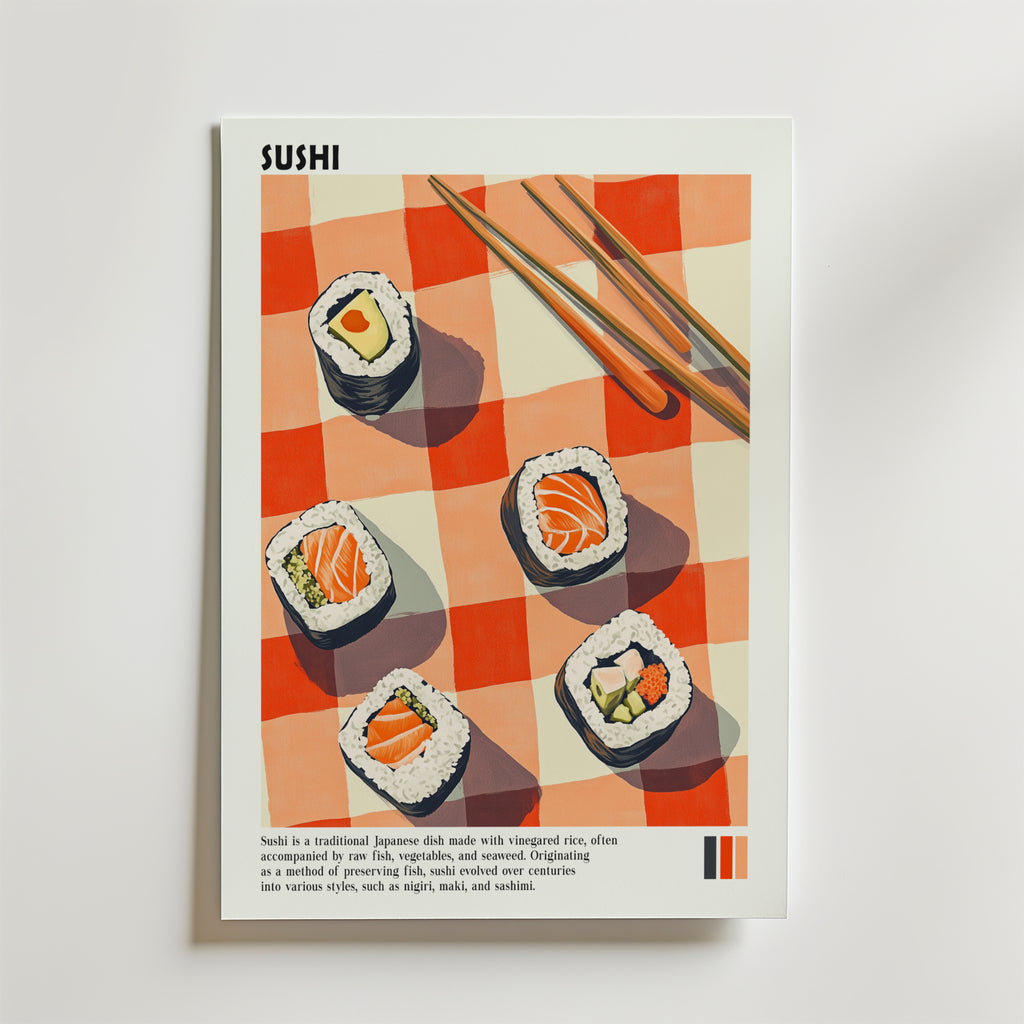 Quiet Picnic in Tokyo Poster – Ett lekfullt motiv som fångar essensen av en stillsam picknickstund mitt i Tokyos puls.