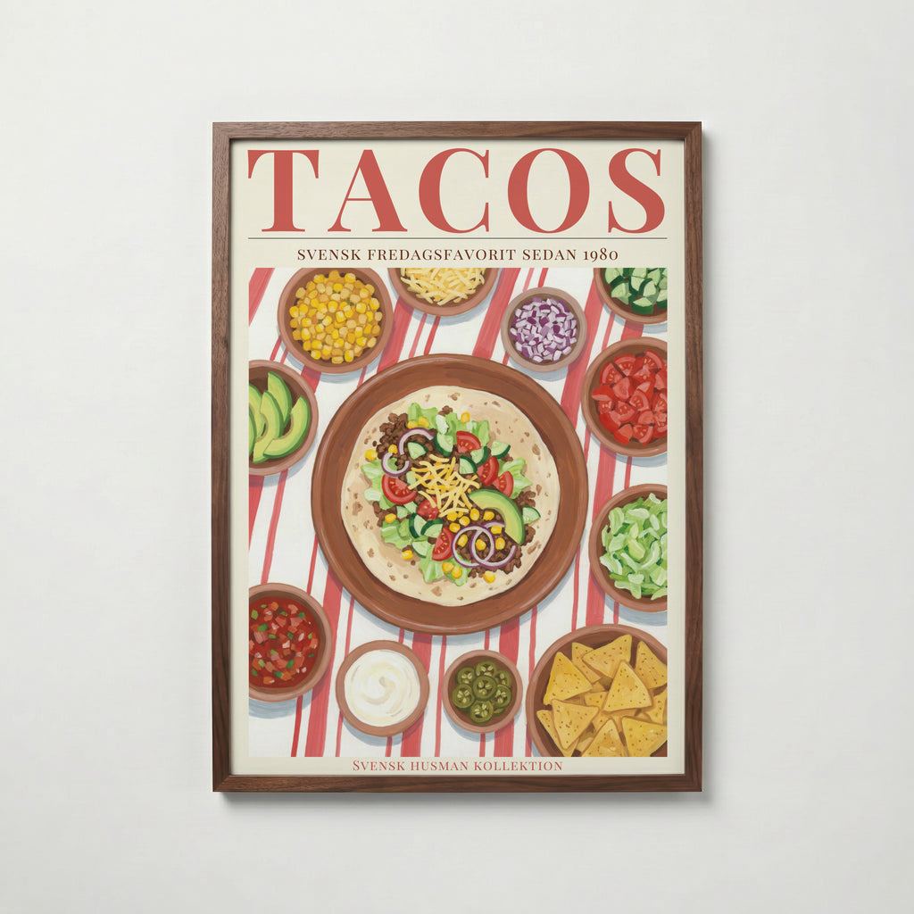Tacos Fredag Poster