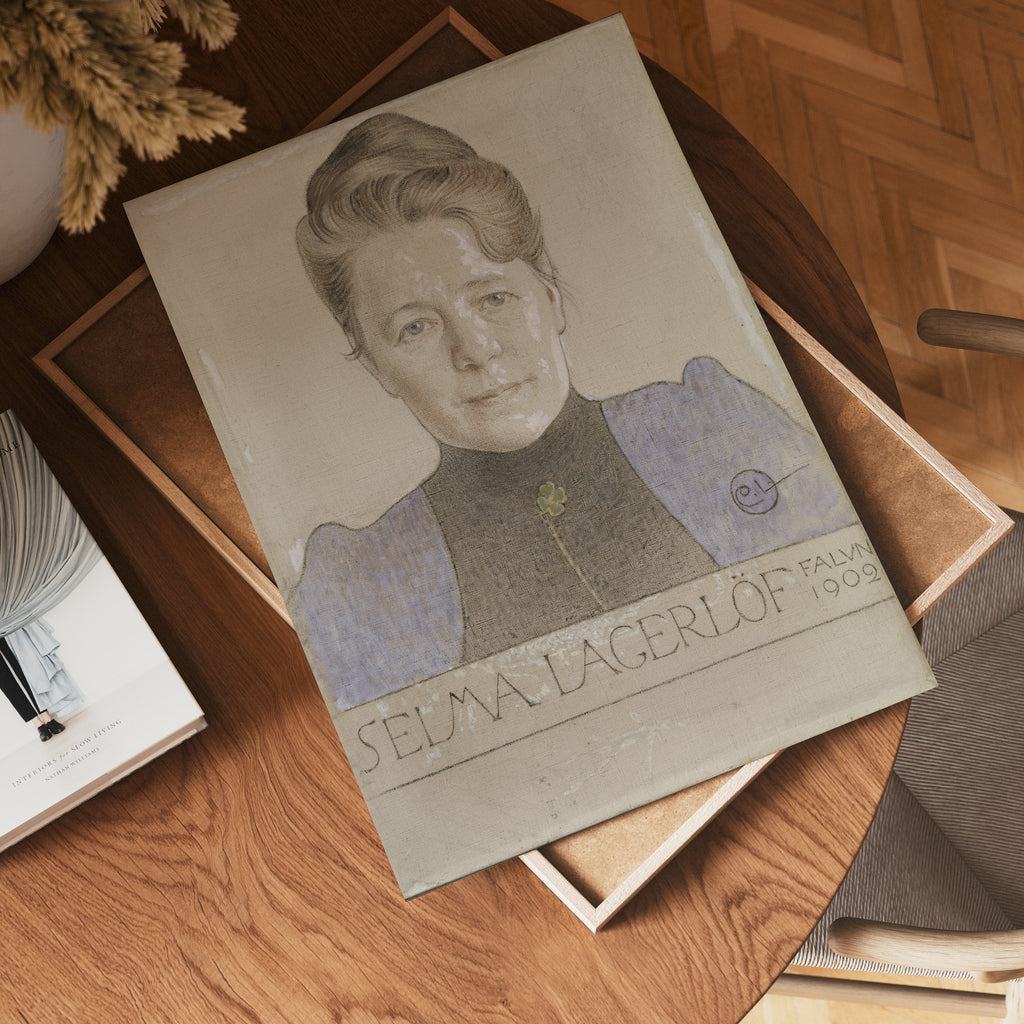 Carl Larsson The Author Selma Lagerlöf Poster