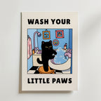 Wash Your Little Paws Poster