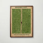 When Lost Walk Poster i vardagsrumsmiljö