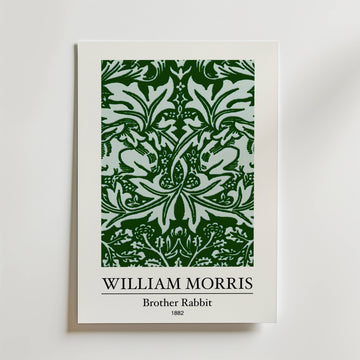 William Morris Brother Rabbit Poster – William Morris låter naturen tala genom ett mönster där skogens djup andas stillhet oc