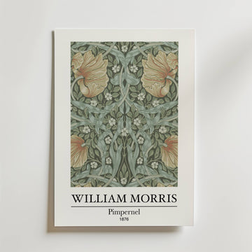 William Morris Pimpernel Poster – William Morris låter naturens stilla puls ta form i mjuka blad och blommor som slingrar
