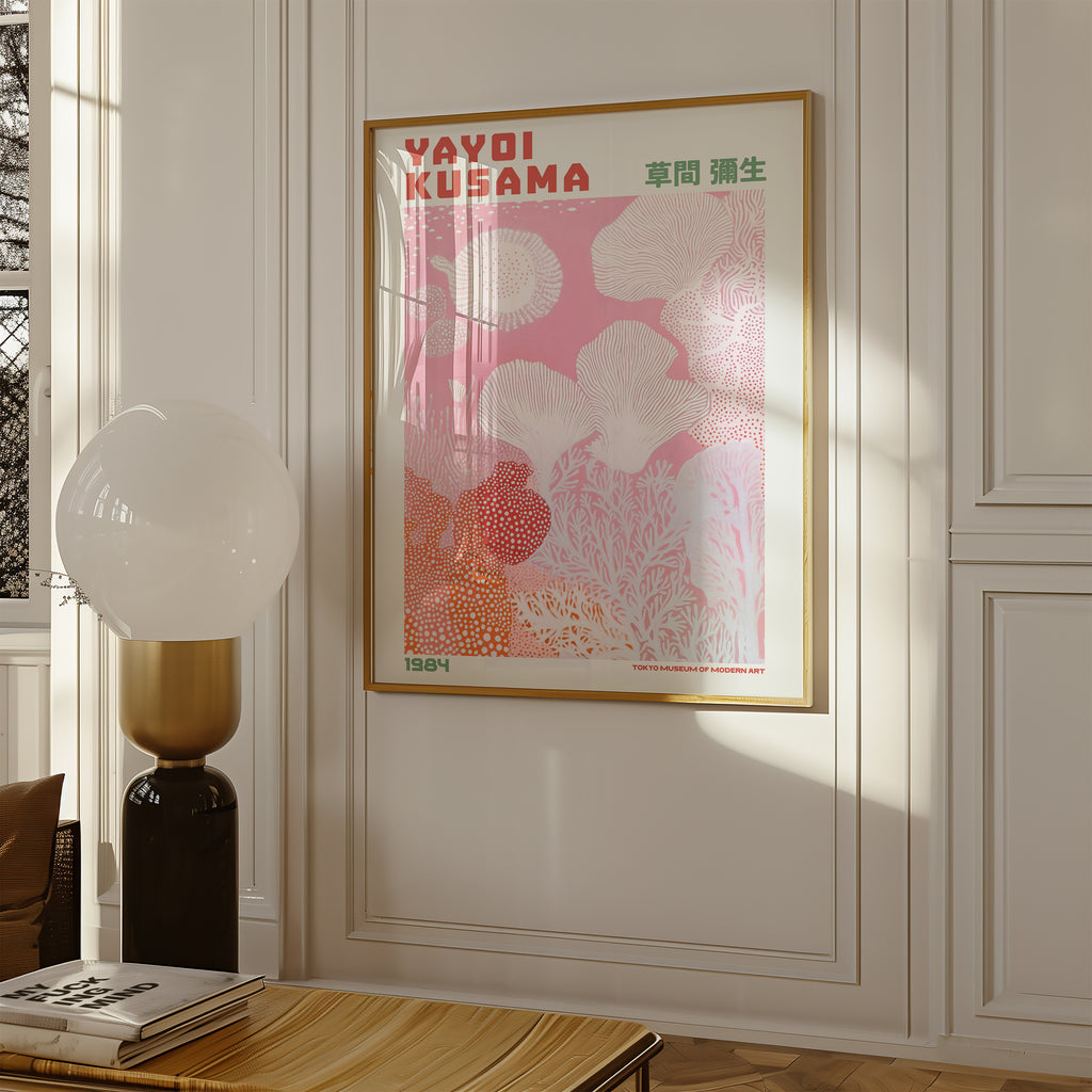 Yayoi Kusama Coral of Infinity Poster
