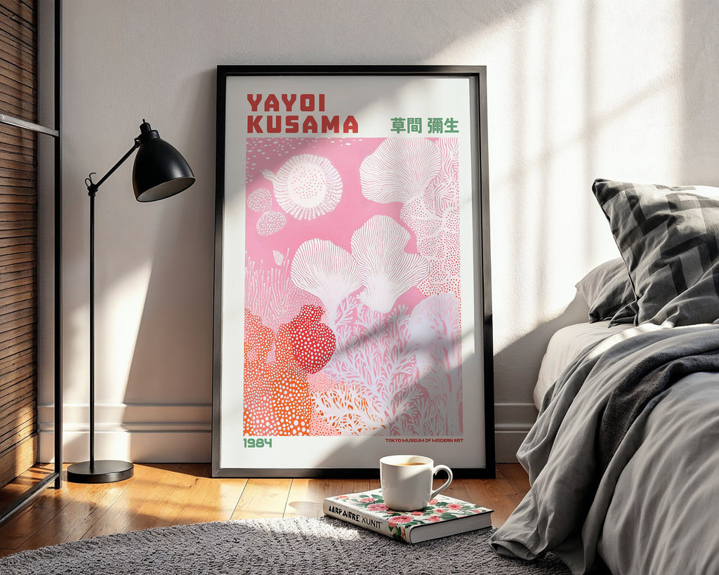 Yayoi Kusama Coral of Infinity Poster