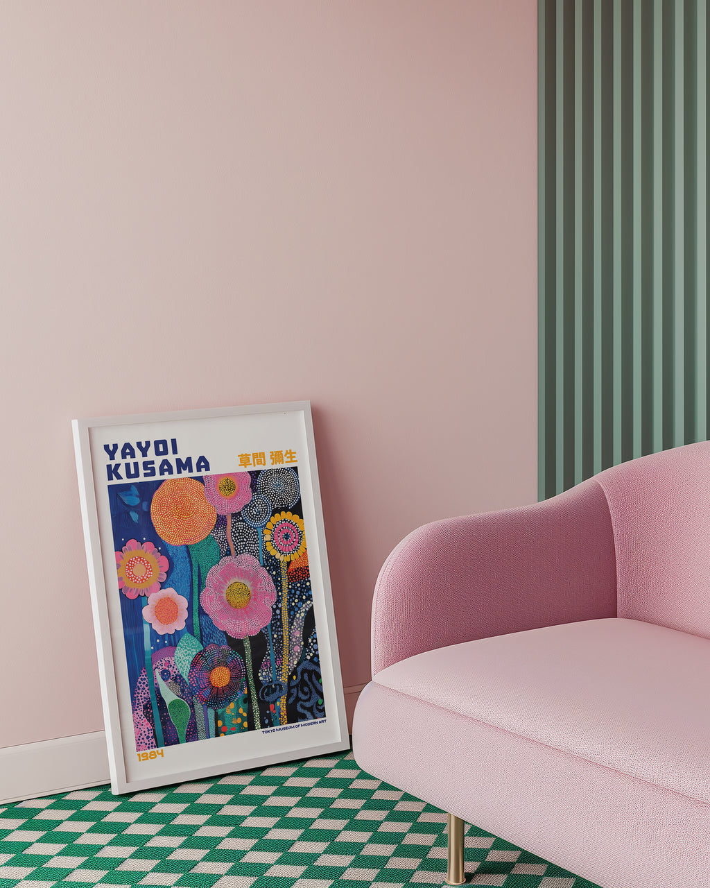 Yayoi Kusama Floral Infinity Poster