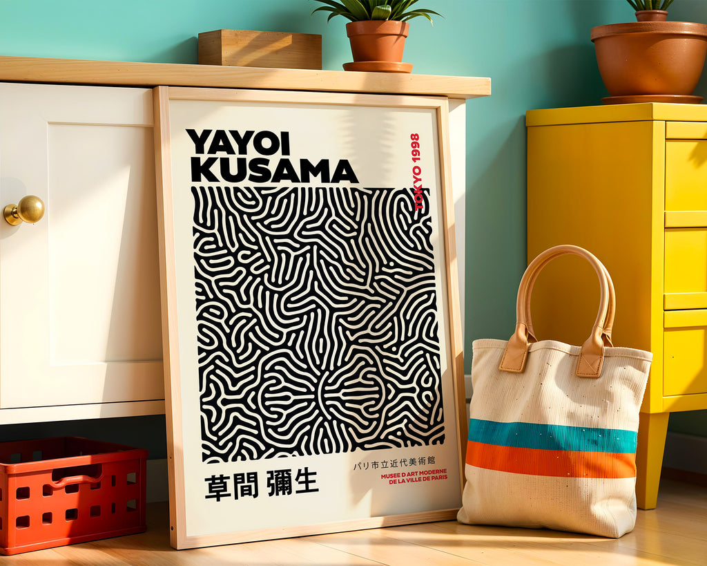 Yayoi Kusama Infinity Lines Poster