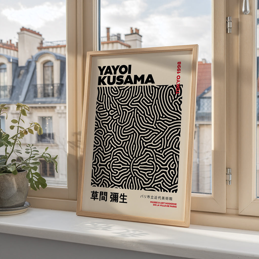 Yayoi Kusama Infinity Lines Poster