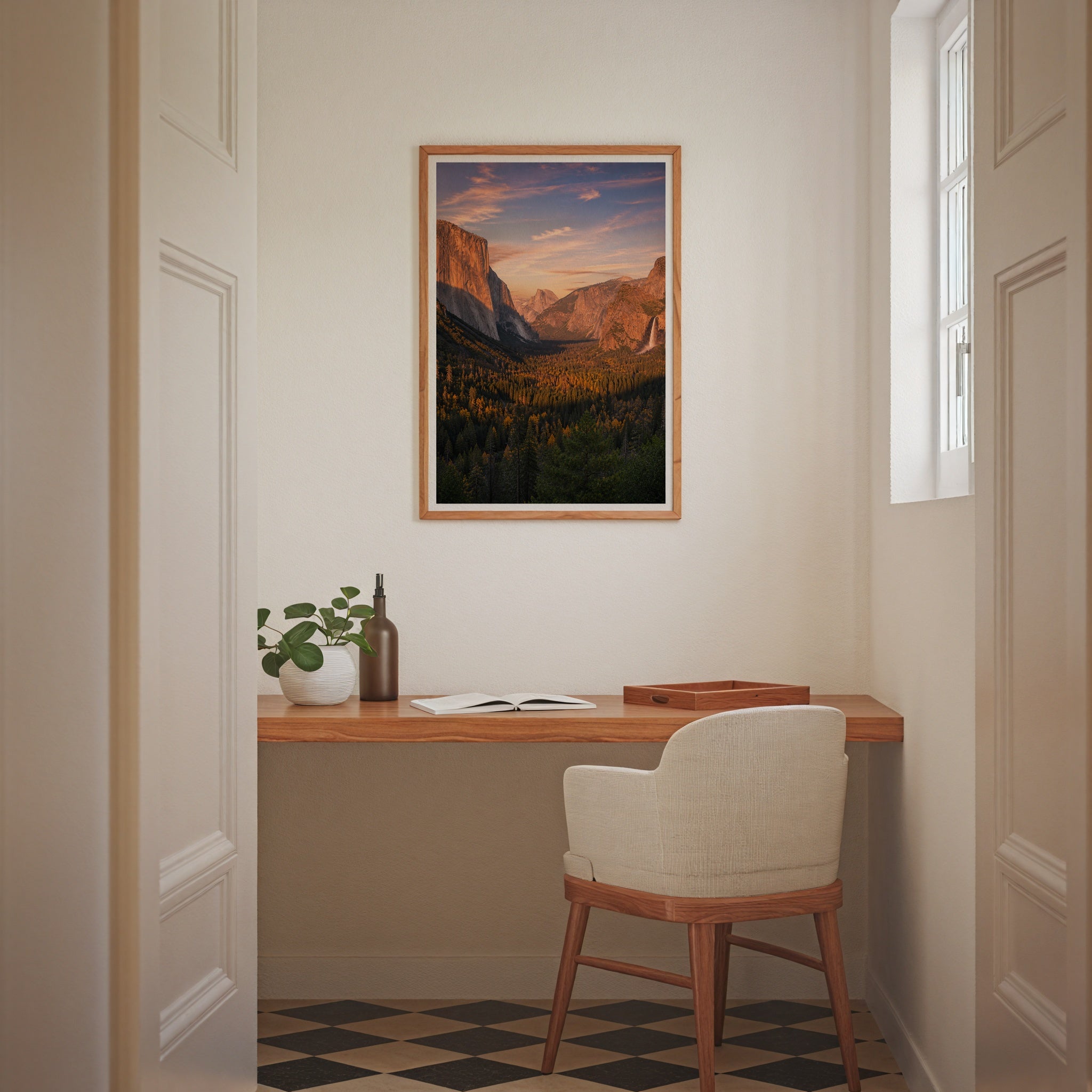 Yosemite Tunnel View Poster