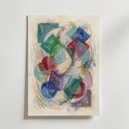 Abstract Shapes Poster – canvas utan passepartout
