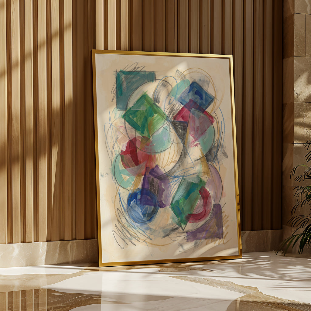 Abstract Shapes Poster – i rum 2