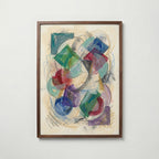 Abstract Shapes Poster – valnötsram