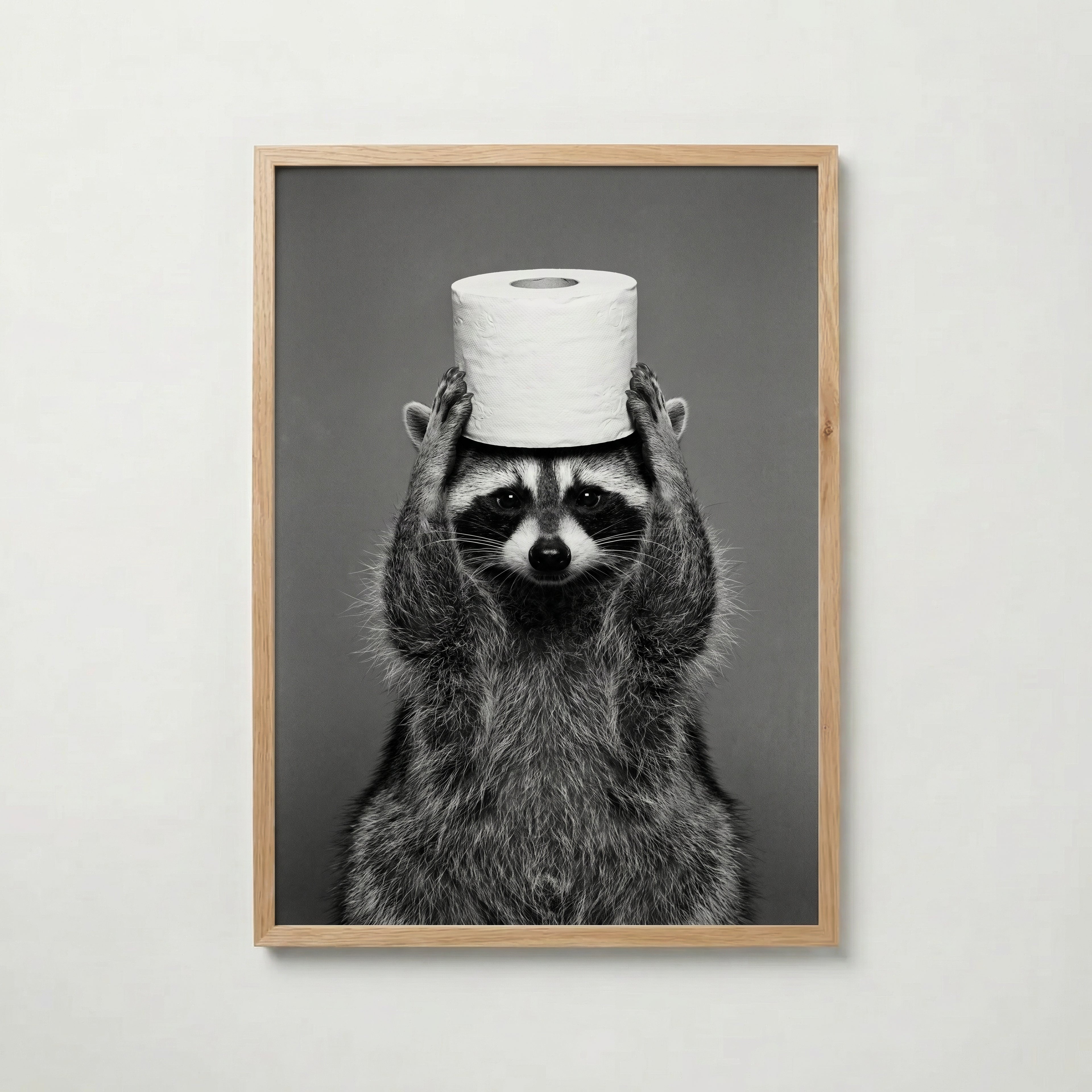 Bathroom Raccoon Poster – ekram
