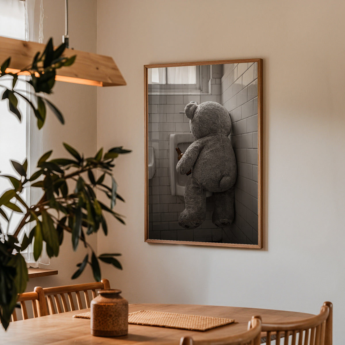 Bathroom Teddy Poster – i rum 3