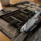Classic Car Street Poster – närbild på papper
