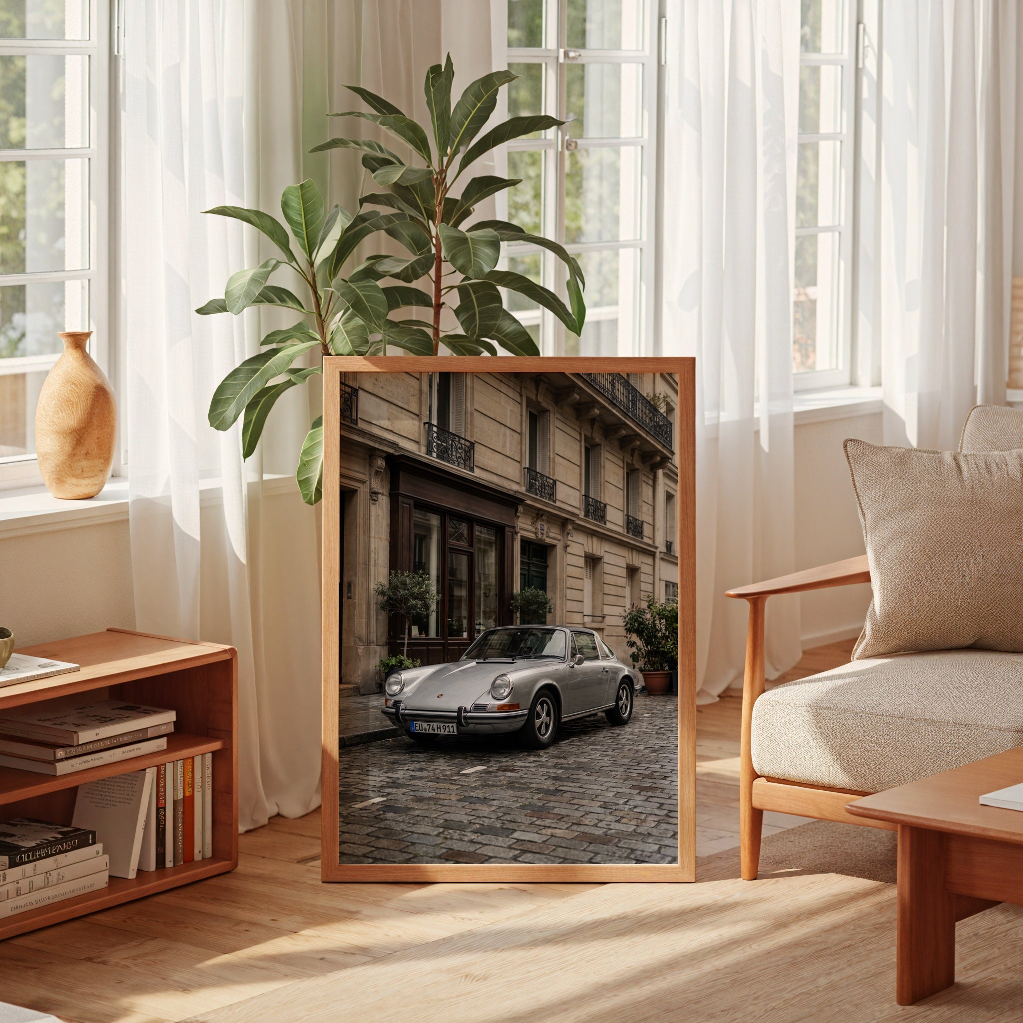Classic Car Street Poster – i rum 1