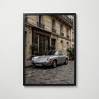 Classic Car Street Poster – svart ram