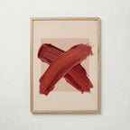 Crimson Cross Poster – ekram