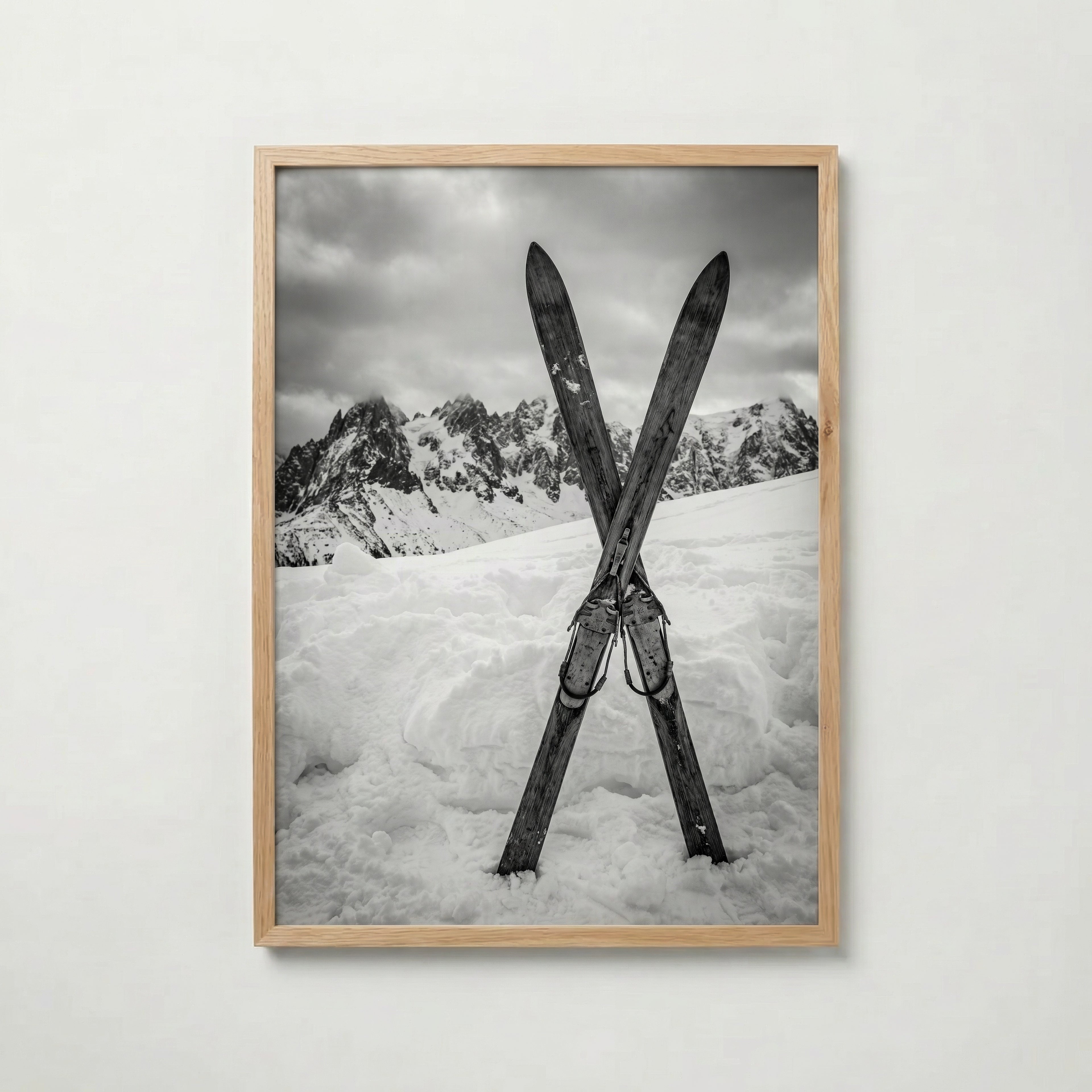 Crossed Skis Poster – ekram