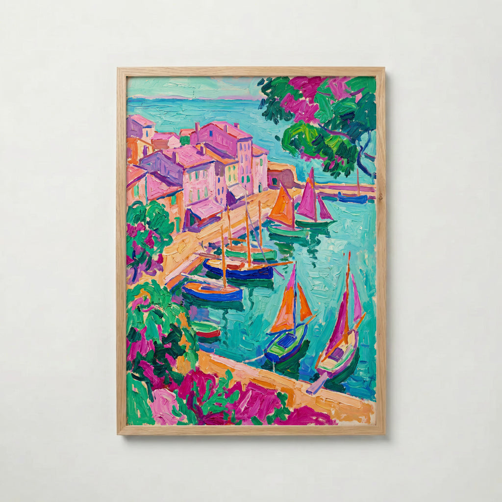 Fauvist Harbour Poster – ekram