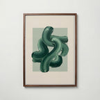 Fern Ribbon Poster – valnötsram