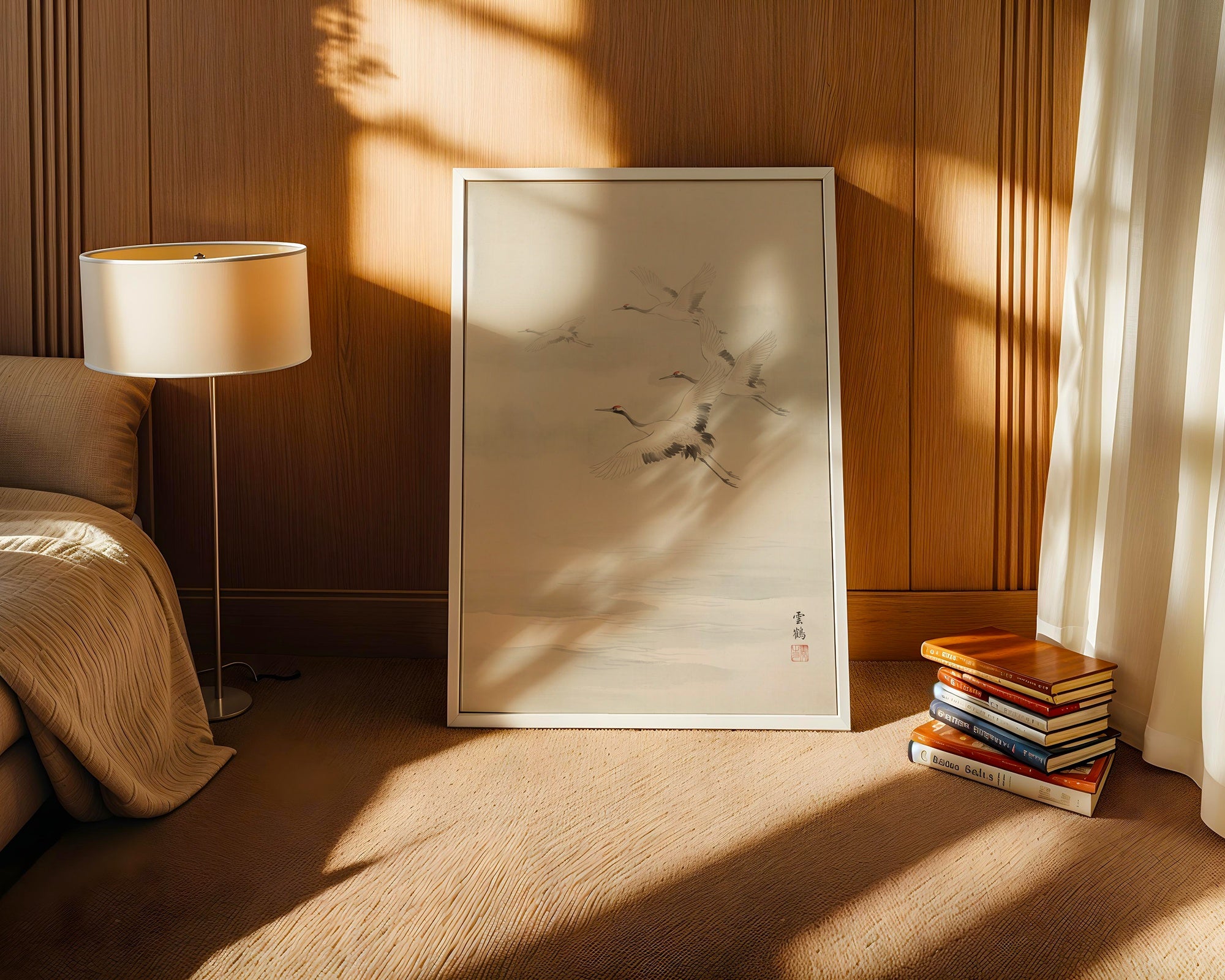 Flying Cranes Poster – i rum 5