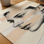 Fragmented Woman Poster – närbild på papper