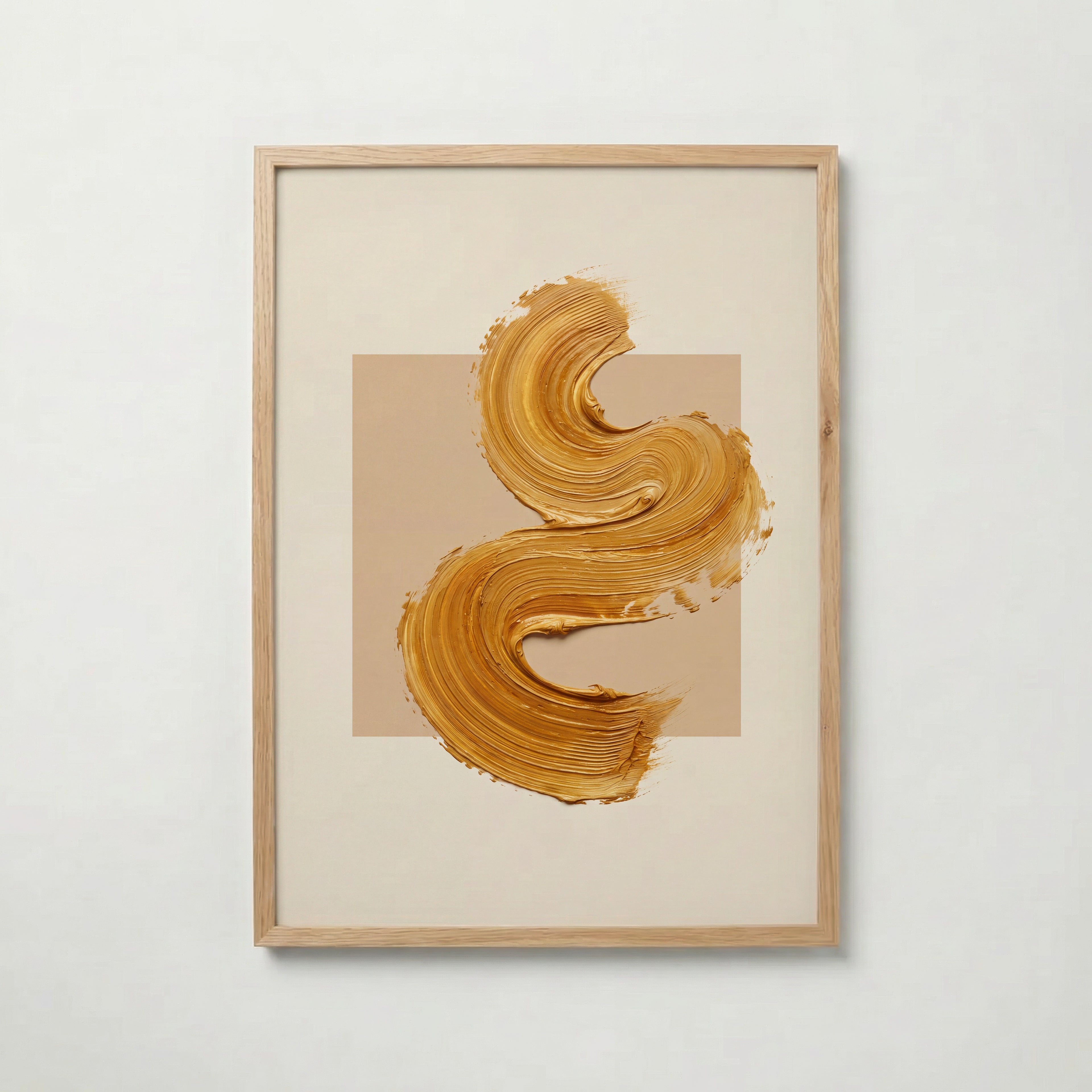 Gilded Curve Poster – ekram