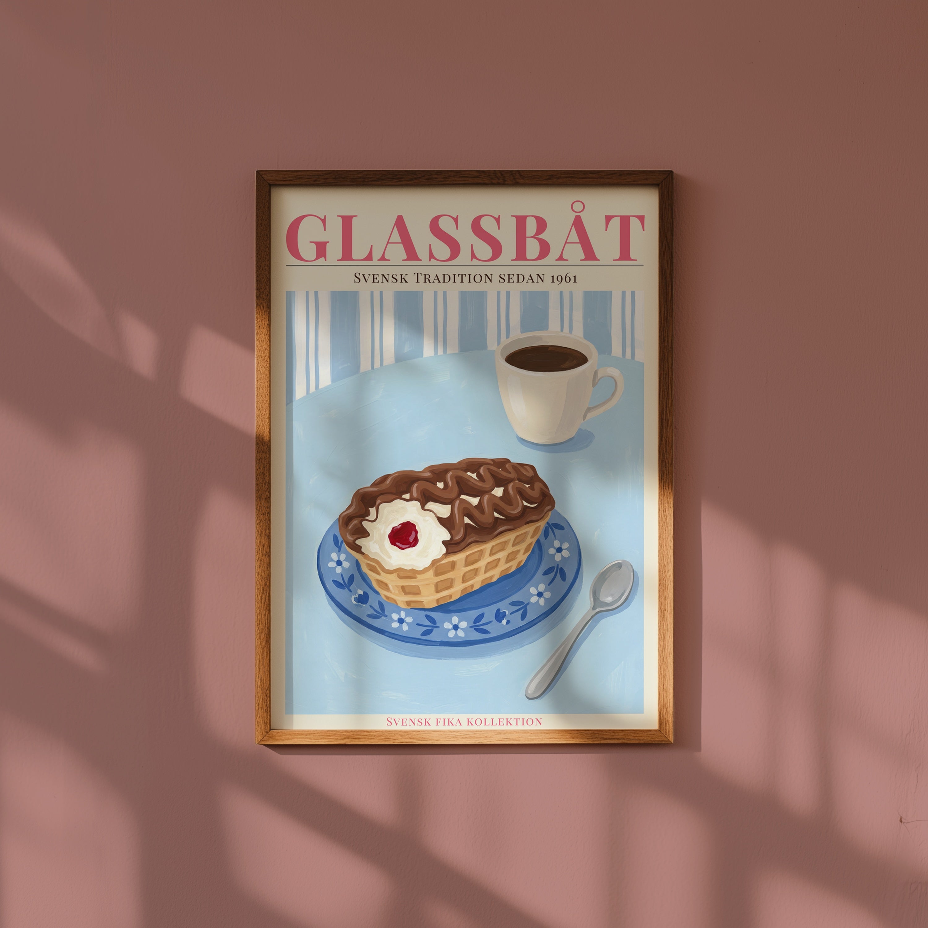 Glassbåt Poster i hemmiljö - Bozetto