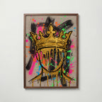 Golden Crown Poster – valnötsram