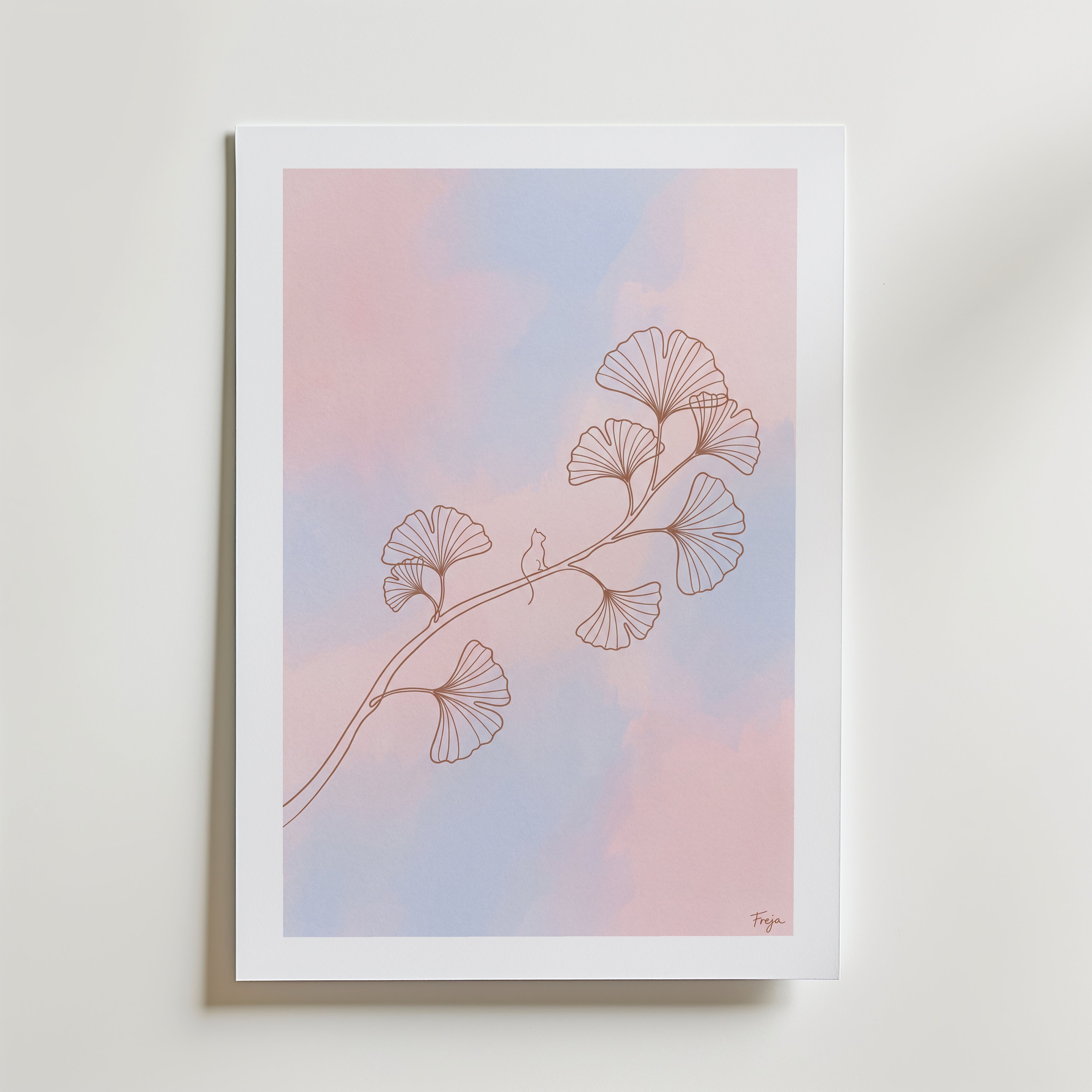 Freja Lund – Gren – med passepartout