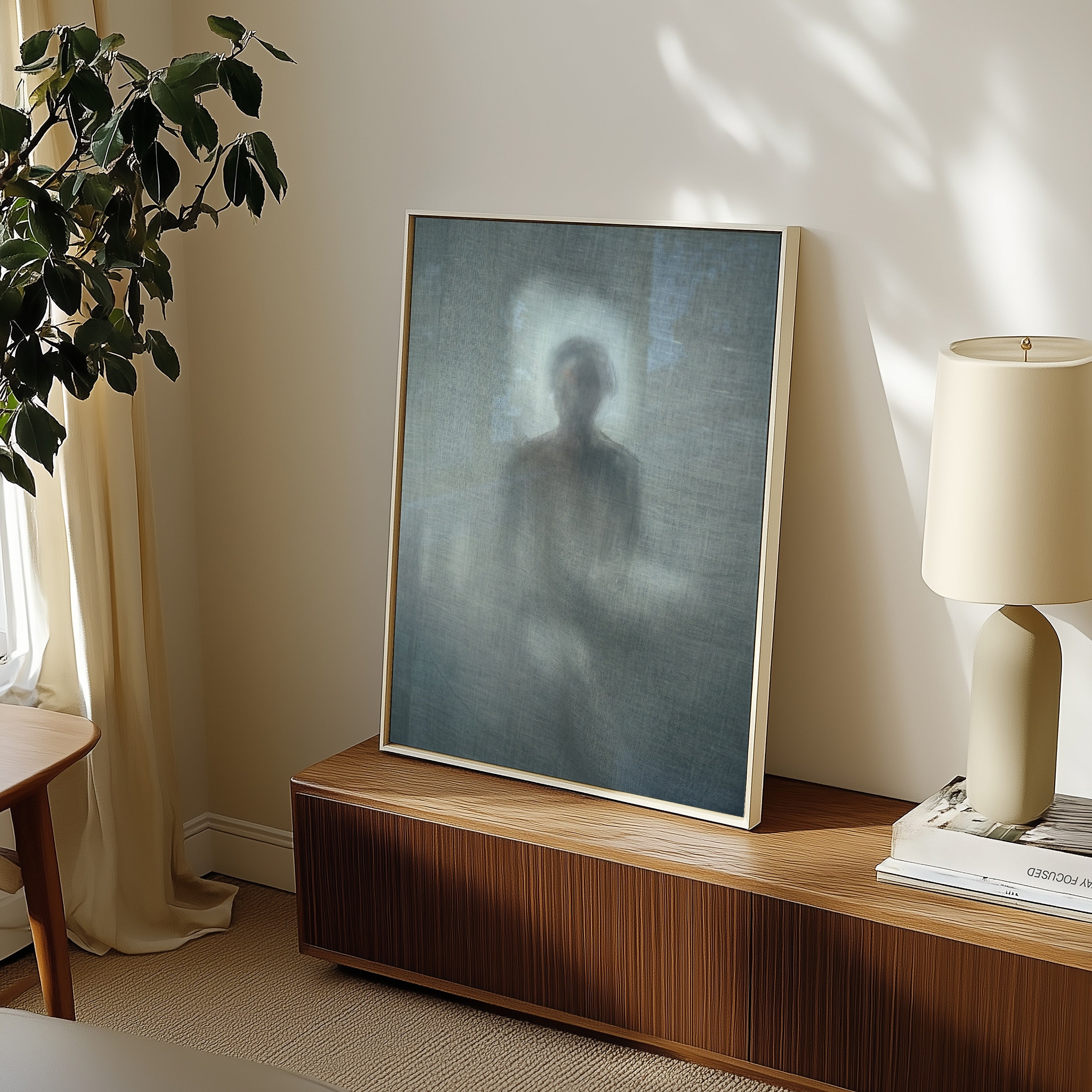 Linen Veil Poster i stilren inredning, fri frakt över 499 kr