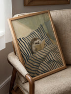 Reading Hedgehog Poster – i rum 4