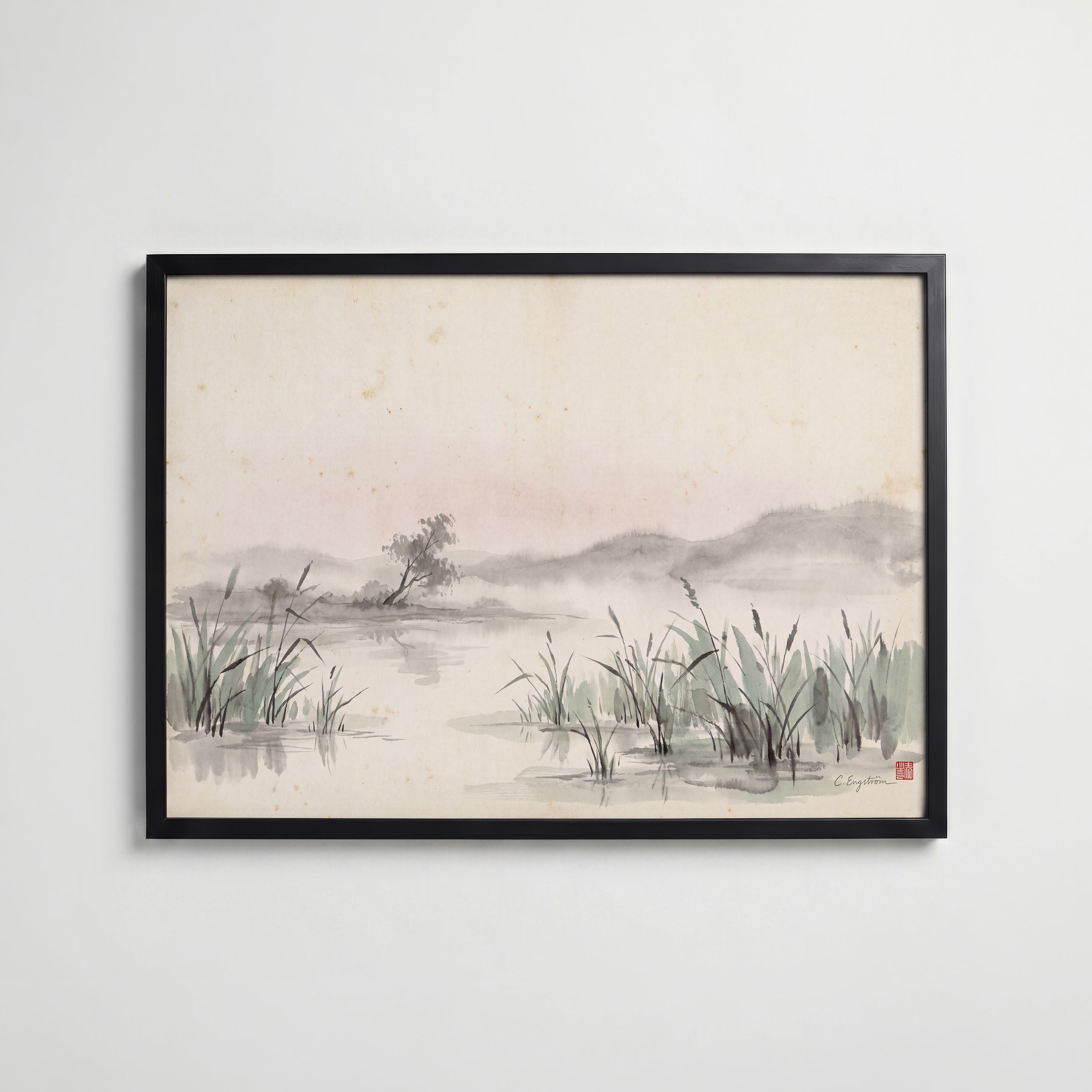 Lakeside By Caroline Engström – svart ram