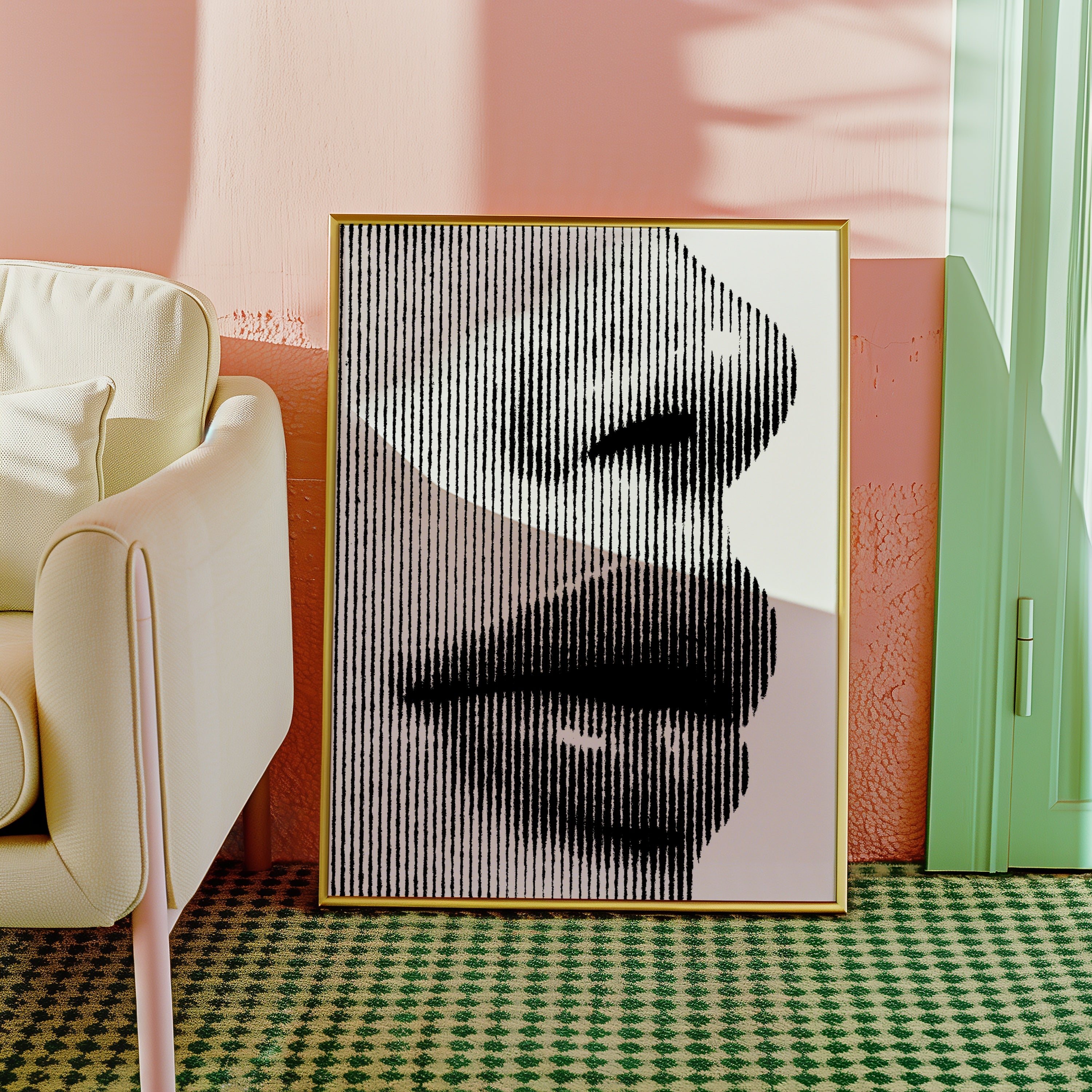 Line Portrait Poster – i rum 1